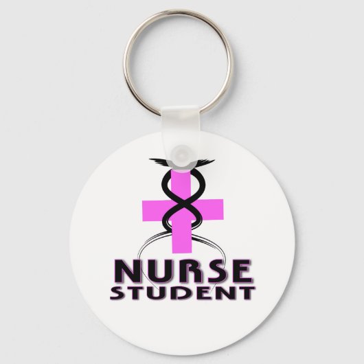 NURSE STUDENT PINK SLEUTELHANGER (Voorkant)