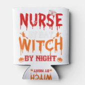 Nurse Sugar Skull Stethoscoop Medical Halloween Co Blikjeskoeler (Achterkant)