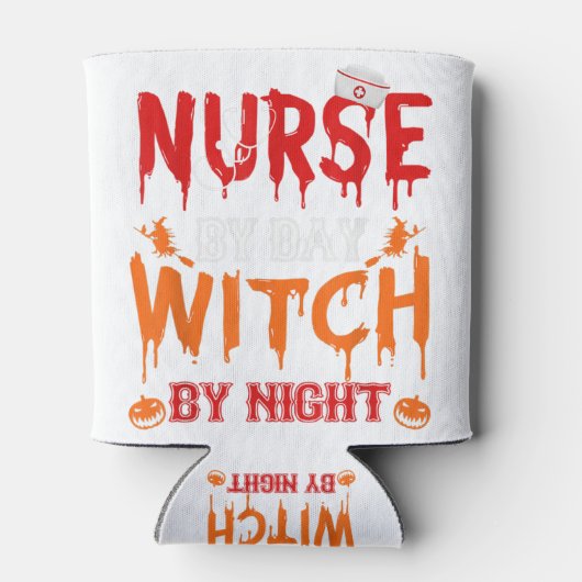 Nurse Sugar Skull Stethoscoop Medical Halloween Co Blikjeskoeler (Achterkant)