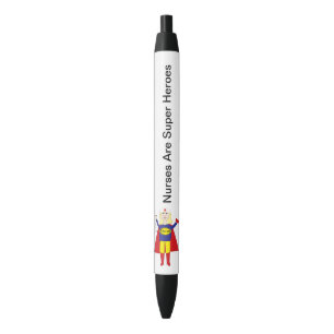 Nurse Super Hero Grappig Personaliseren Zwarte Inkt Pen