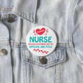 Nurse superheld Standard, 2¼ inch Ronde Button (In situ)