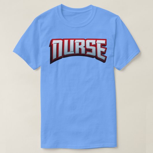 Nurse Superheld T-shirt (Design voorkant)