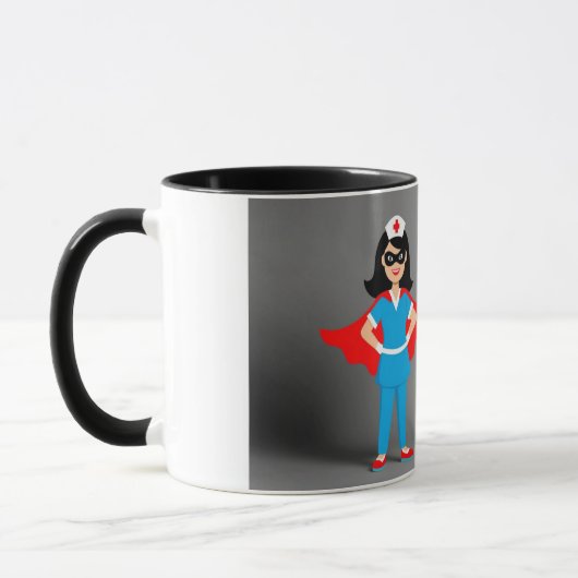 "Nurse Superhero"-Mok voor een speciale prijs Mok (Links)
