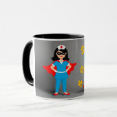 "Nurse Superhero"-Mok voor een speciale prijs Mok (Voorkant links)