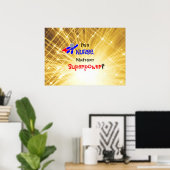 Nurse Superhero Poster (Thuiskantoor)