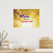 Nurse Superhero Poster (Keuken)