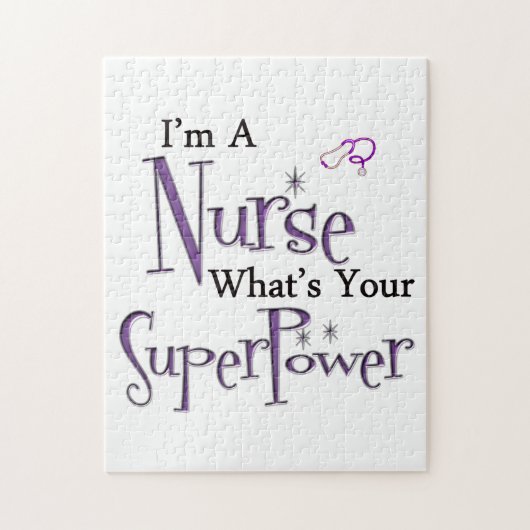 Nurse Superpower Legpuzzel (Verticaal)