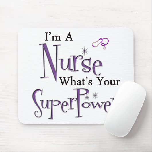 Nurse Superpower Muismat (Met muis)