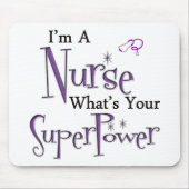Nurse Superpower Muismat (Voorkant)