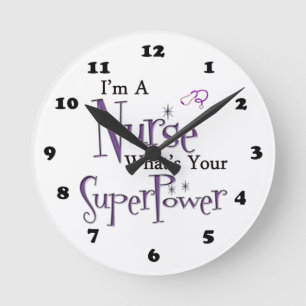 Nurse Superpower Ronde Klok