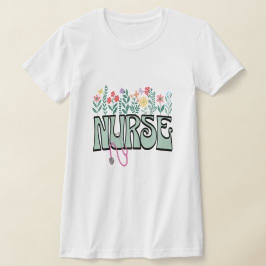 Nurse T-Shirt Healthcare Workers Tee Nurses Shirt (Laagn)