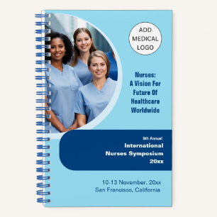 Nurse Technician Caregiver Medical Conference Notitieboek