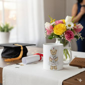 Nurse Teddy Bear Mug – Custom Name Gift for Nurses Koffiemok