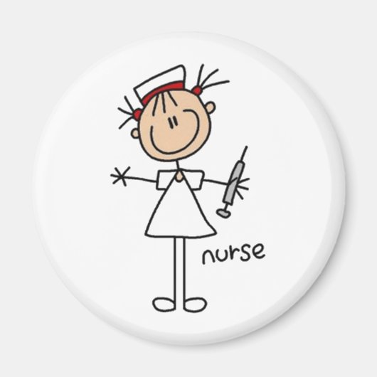 Nurse tekenafbeelding magneet (Voorkant)
