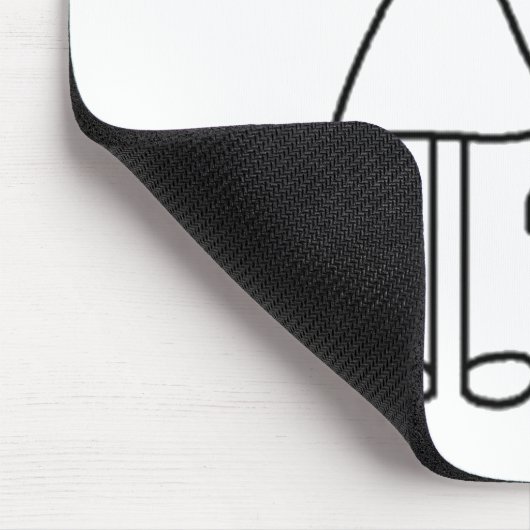 Nurse tekenafbeelding muismat (Hoek)