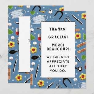 Nurse Thank You Card Bedankkaart