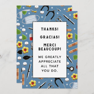 Nurse Thank You Card Bedankkaart