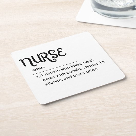Nurse Theme Onderzetter (deel 1) (Schuin)