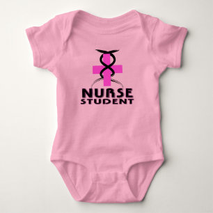 NURSE (TOEKOMSTIGE) STUDENPINK ROMPER