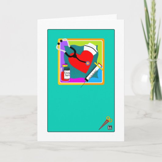 Nurse Tools Get Well-kaart Kaart (Voorkant)