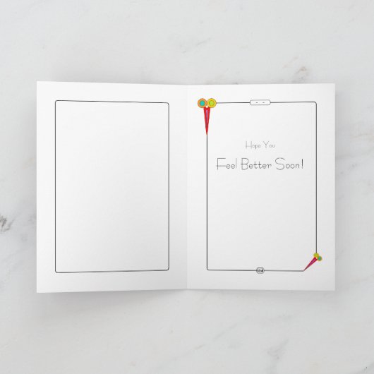 Nurse Tools Get Well-kaart Kaart (Binnen)