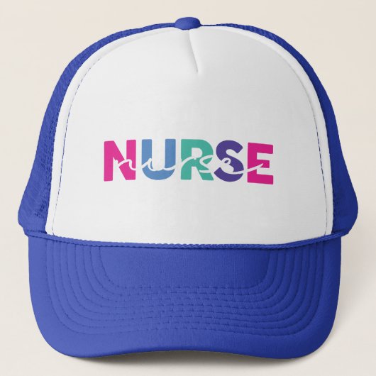 Nurse Trucker Hat Trucker Pet (Voorkant)