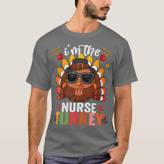 Nurse Turkey Family Matching Group Thanksgiving Da T-shirt