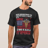 Nurse U.S. Veteran T-shirt (Voorkant)