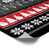 Nurse Ugly Christmas Sweater - Don't Be Tachy  Poster (Hoek)