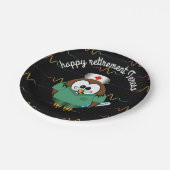 Nurse Uil - papieren borden Bordje (Gekanteld)