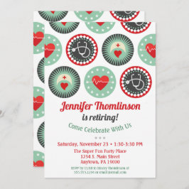 Nurse uitstapnodigingsverpleegster RN LPN Kaart