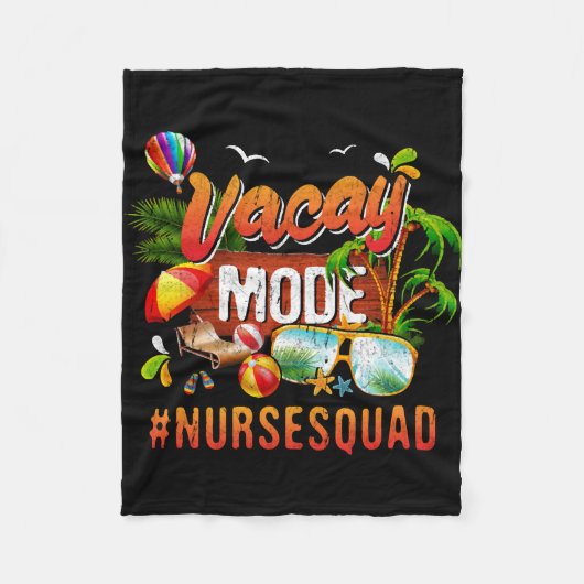 Nurse Vacation Group Nursesquad Fleece Deken (Voorkant)