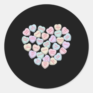 Nurse Valentijnsdag Bedside Med Surg Rn Kleurrijk Ronde Sticker
