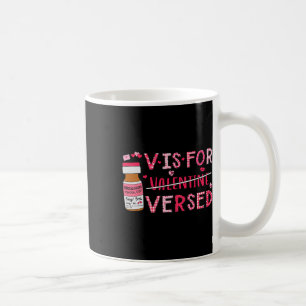 Nurse Valentijnsdag V Is Voor Ervaren Verpleegster Koffiemok