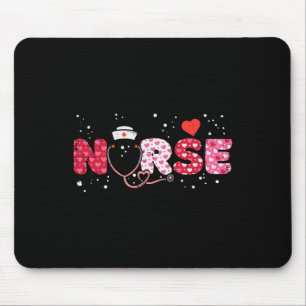 Nurse Valentijnsdag Valentijn Scrub Top Women Scr Muismat