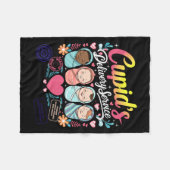 Nurse Valentine Cuds Delivery Service Labor And  Fleece Deken (Voorkant (Horizontaal))