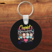 Nurse Valentine Cuds Delivery Service Labor And Sleutelhanger (Voorkant)