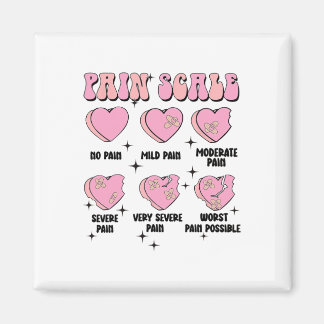 Nurse Valentine Pain Scale Medical Healthcare Holi Magneet