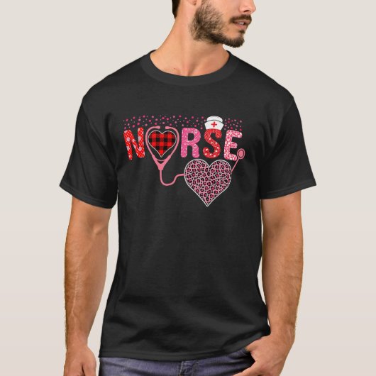 Nurse Valentines Day Cupids Favorite Nurse Life Nu T-shirt (Voorkant)