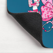 Nurse Valentine's Day Heart Stethoscope Er Icu Nic Muismat (Hoek)