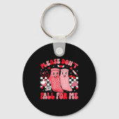 Nurse Valentines Day Non Slip Socks Please Don't F Sleutelhanger (Voorkant)