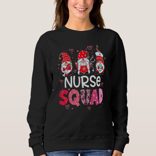 Nurse Valentines Day Valentine ER ICU NICU RN Nurs Trui (Voorkant)