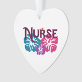 Nurse w-Hibiscus Ornament (voorkant)