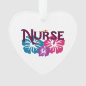 Nurse w-Hibiscus Ornament (voorkant)