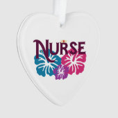 Nurse w-Hibiscus Ornament (voorkant)