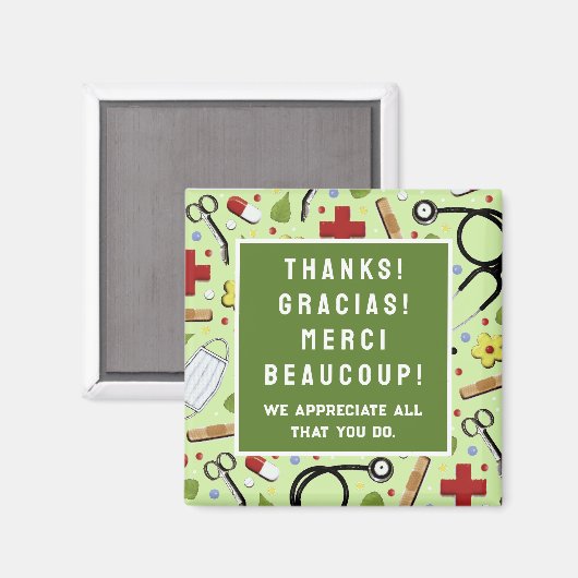 Nurse waardetoevoeging magneet (Voorkant / Achterkant)