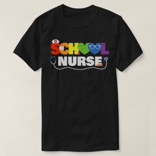 Nurse Week 2022 Gift School Nurse Back To School T-shirt (Design voorkant)