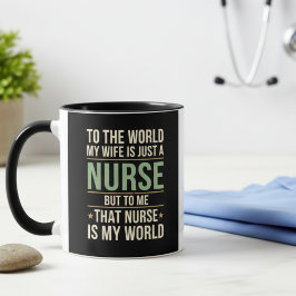 Nurse Wife Appreciation Mug Healthcare Hero Gift Mok
