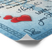 Nurse Wife Gift | Brief aan de vrouw van de echtge Poster (Hoek)