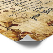 Nurse Wife Gifts | Brief aan mijn mooie vrouw Poster (Hoek)